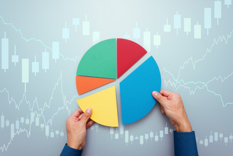 gettyimages pie chart stock allocation