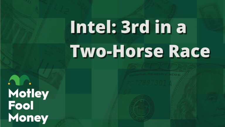 intel 3rd in a two horse race