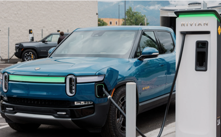 rivian r1t charging