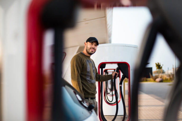 tesla ev electric vehicle charging station