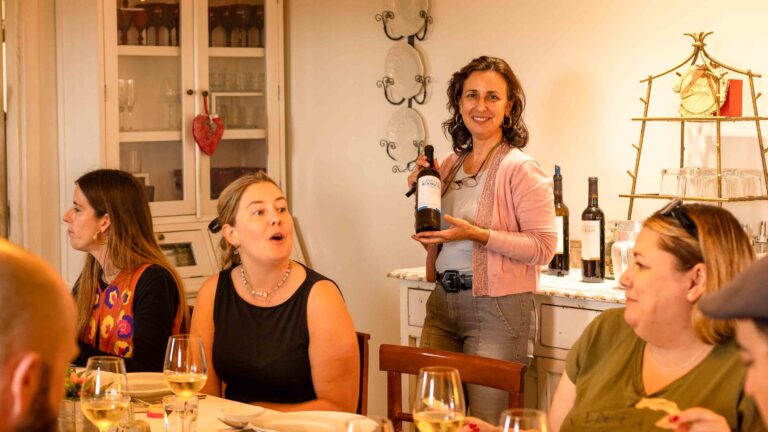 Hero Portugal Intrepid Diversify travel Group dinner at Casa da Cisterna and host Ana Berliner Photo Nori Jemil
